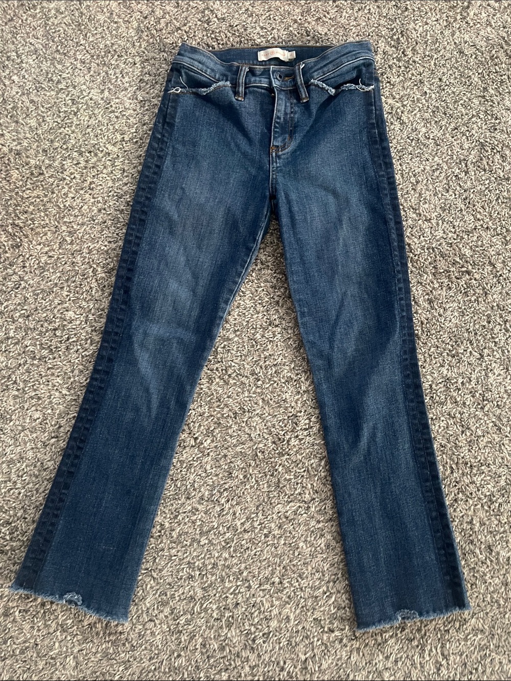 Tory Burch Dark Blue Straight Jeans